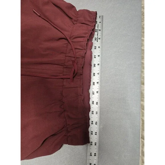 Lululemon On The Fly 7/8 Pants Size 6 Rustic Clay High Rise Drawstring Athleisur - Picture 8 of 12
